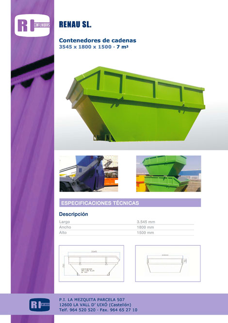 contenedores 7 m3