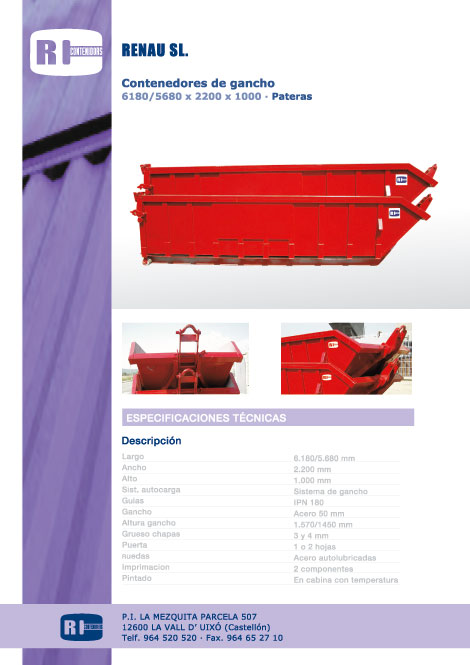 contenedores gancho pateras